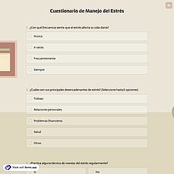Cuestionario de Manejo del Estrés