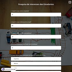 Pesquisa de Interesses dos Estudantes