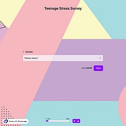 Teenage Stress Survey