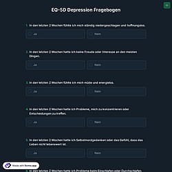 ​​EQ-5D Depression Fragebogen