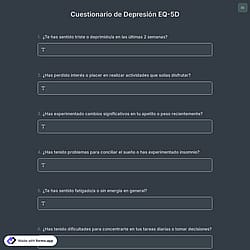 Cuestionario de Depresión EQ-5D