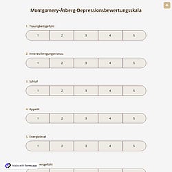 Montgomery-Åsberg-Depressionsbewertungsskala