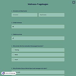 Wellness-Fragebogen