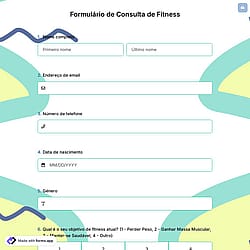 Formulário de Consulta de Fitness