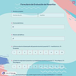 Formulario de Evaluación de Pasantías