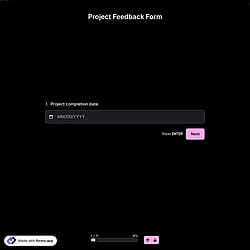 Project Feedback Form
