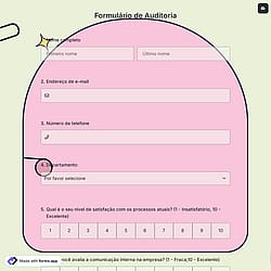 Formulário de Auditoria