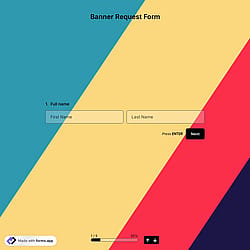 Banner Request Form