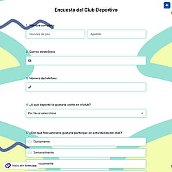 Encuesta del Club Deportivo
