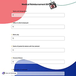 Medical Reimbursement Bill Form