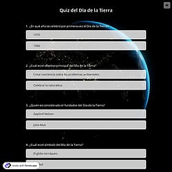 Quiz del Día de la Tierra