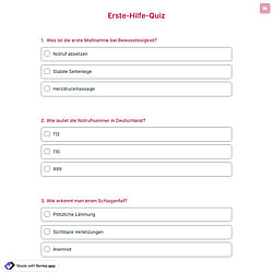 Erste-Hilfe-Quiz