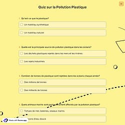 Quiz sur la Pollution Plastique