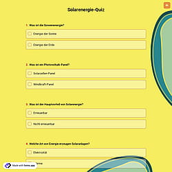 Solarenergie-Quiz