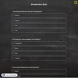 Studenten-Quiz