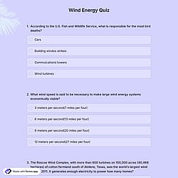 Wind Energy Quiz