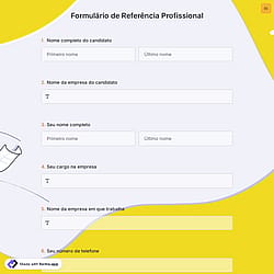 Formulário de Referência Profissional