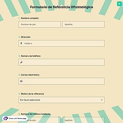 Formulario de Referencia Oftalmológica