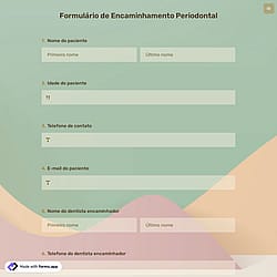 Formulário de Encaminhamento Periodontal