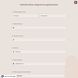 Stipendien Empfehlungsformular