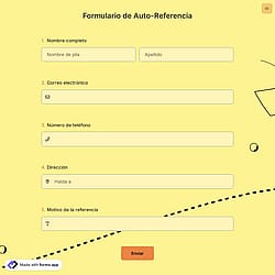 Formulario de Auto-Referencia
