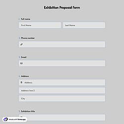Exhibition Proposal Form