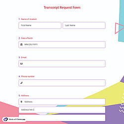 Transcript Request Form