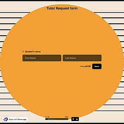 Tutor Request Form