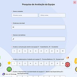 Pesquisa de Avaliação da Equipe