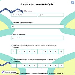 Encuesta de Evaluación de Equipo