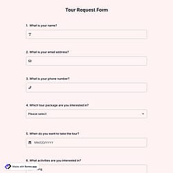Tour Request Form