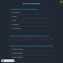 Outcome Fragebogen