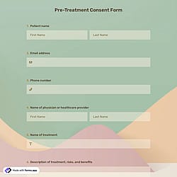 Pre-Treatment Consent Form