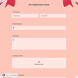 Art Submission Form
