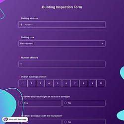 Building Inspection Form