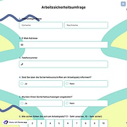 Arbeitssicherheitsumfrage