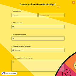 Questionnaire de Entretien de Départ