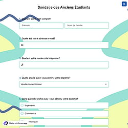 Sondage des Anciens Étudiants