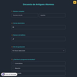 Encuesta de Antiguos Alumnos