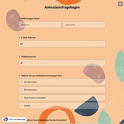 Animationsfragebogen
