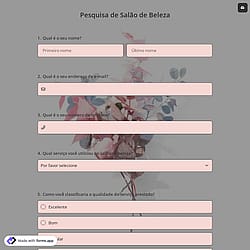 Pesquisa de Salão de Beleza