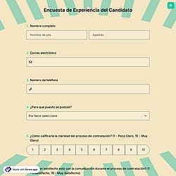 Encuesta de Experiencia del Candidato