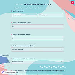 Pesquisa de Compra de Carro