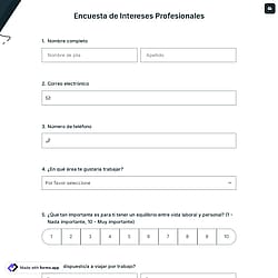 Encuesta de Intereses Profesionales