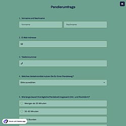 Pendlerumfrage