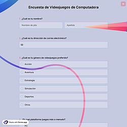 Encuesta de Videojuegos de Computadora