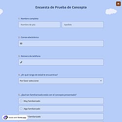 Encuesta de Prueba de Concepto