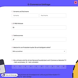 E-Commerce Umfrage