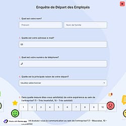 Enquête de Départ des Employés