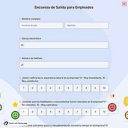 Encuesta de Salida para Empleados